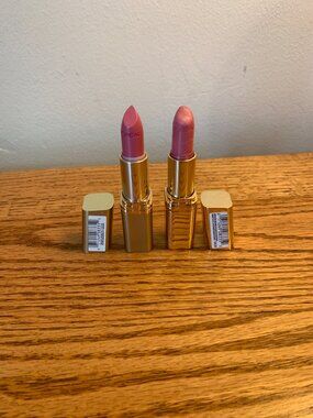 (2) Loreal Colour Riche Lipstick 0.13‎oz 165 Tickled Pink Discontinued SET *SEE